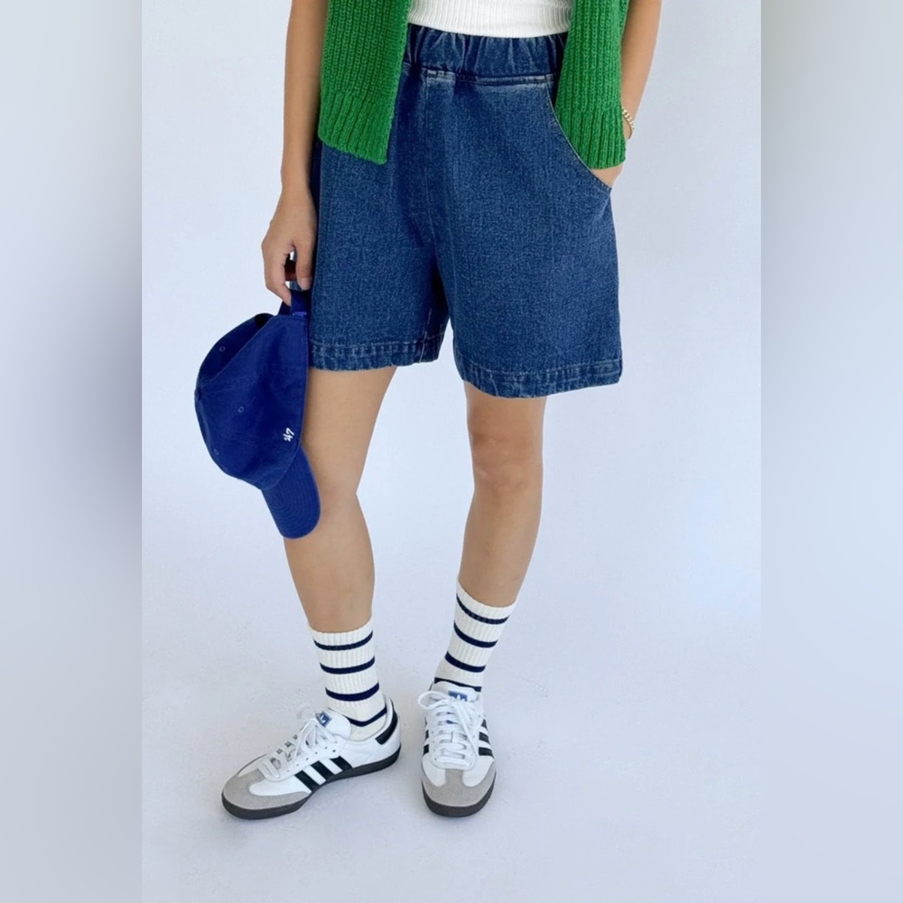 Le bon shoppe denim city shorts L large